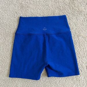 Beyond Yoga Royal Blue Bike Shorts